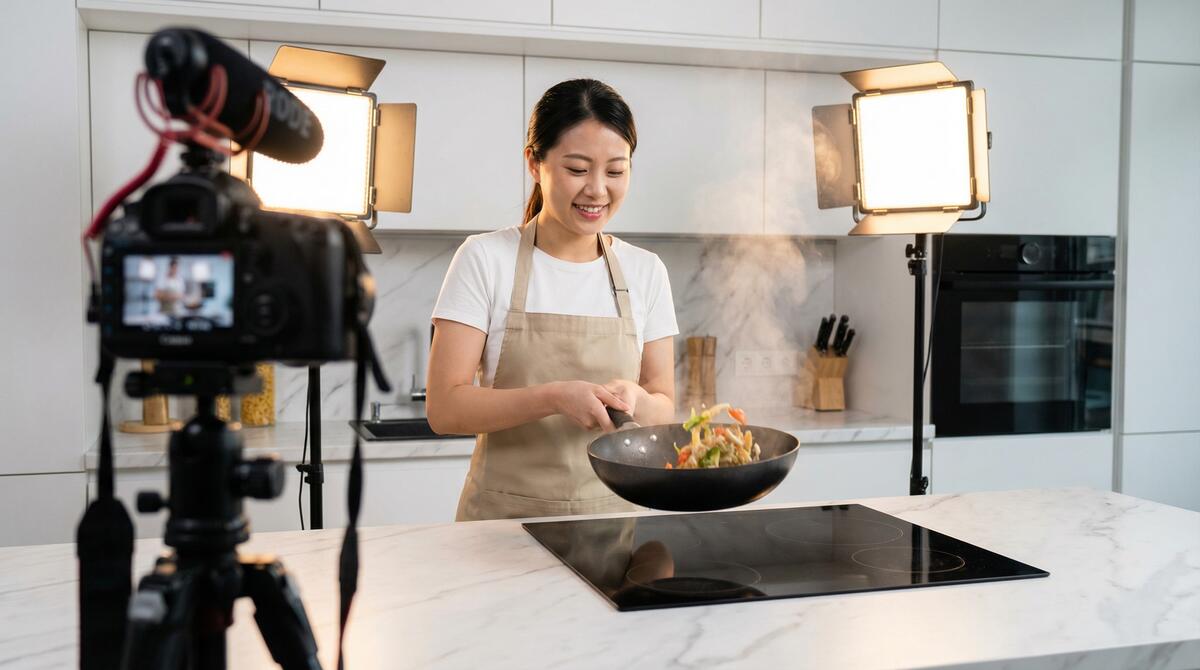 国产自拍美食视频